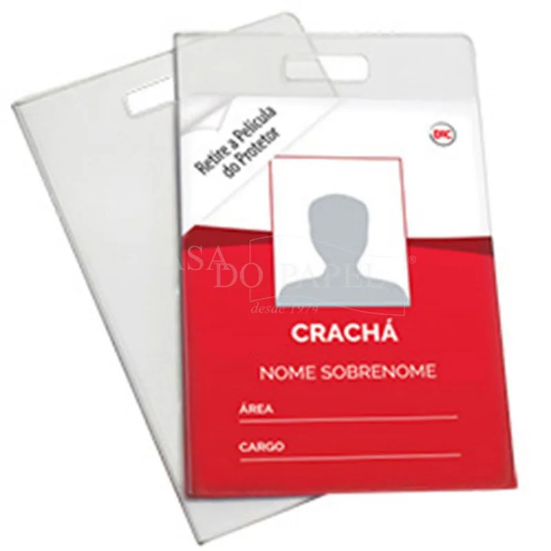 Protetor Crachá Dac Acrilico 88mm X 55mm 5 Unidades
