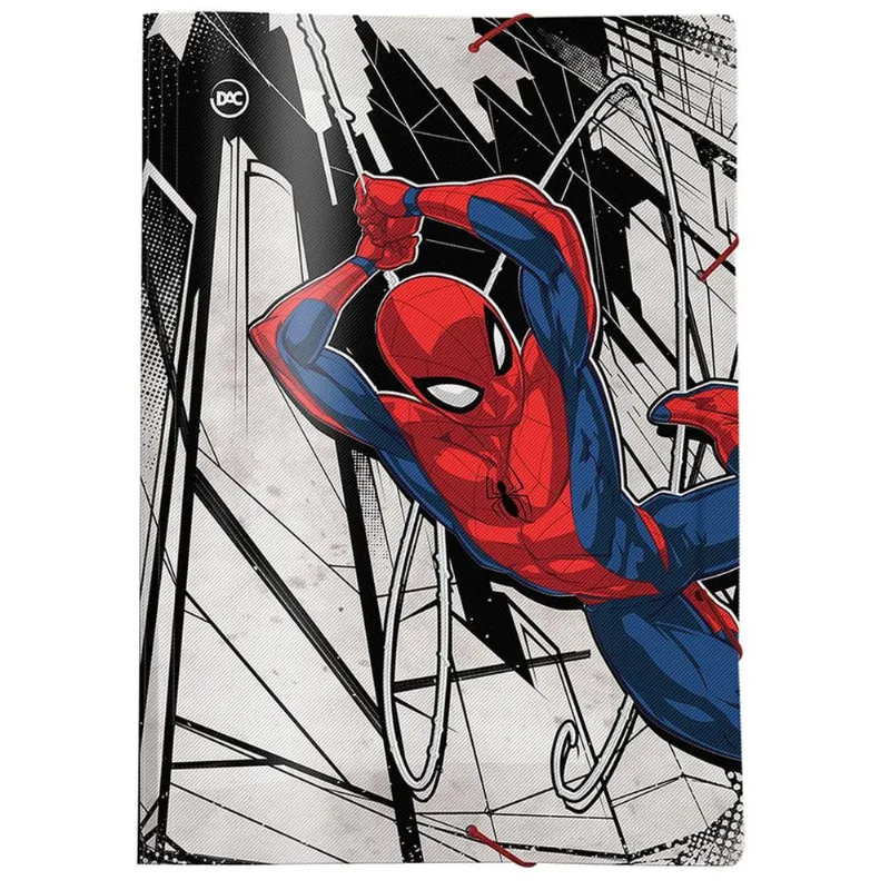 Pasta Aba Elástica Ofício Sem Lombo Homem Aranha - Dac