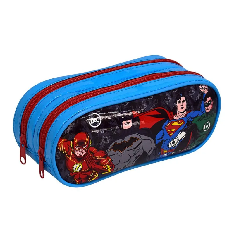 Estojo Escolar Duplo Liga da Justiça 3051 - Dac