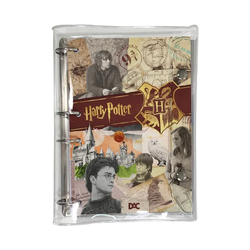 Fichário Colegial Harry Potter em PVC com 192 Folhas – DAC
