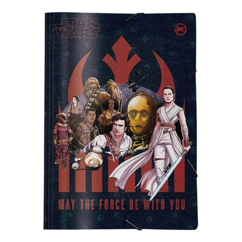 Pasta Aba Elástica Ofício Star Wars Jedi Chewbacca Documento