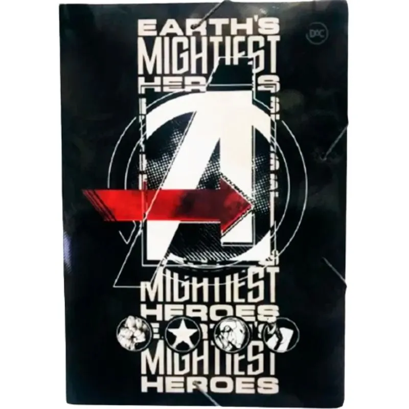 Pasta com elástico e lombo 3cm Avengers dac