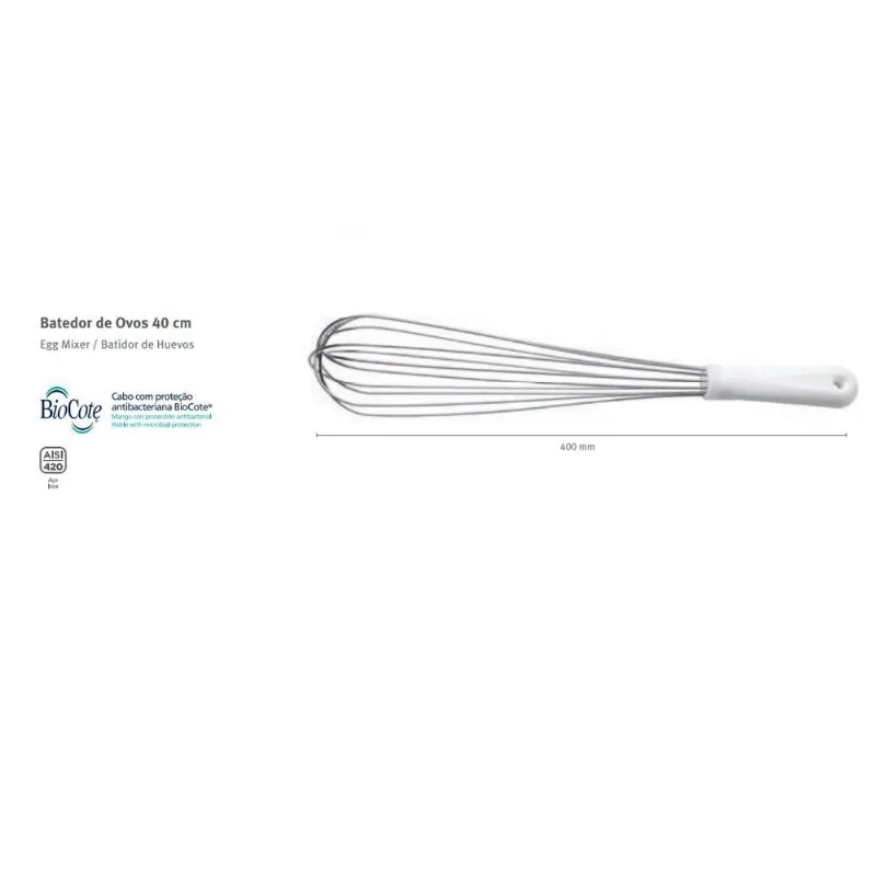 Batedor De Ovos 40 Cm