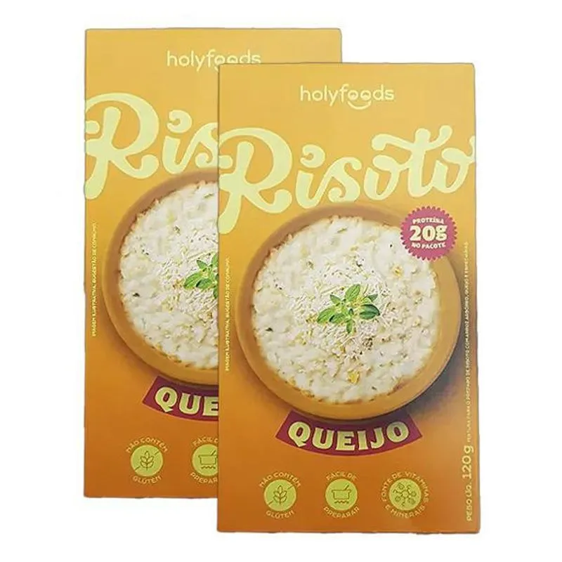 Kit 2x: Risoto Proteico De Queijo Hoysoup 120g
