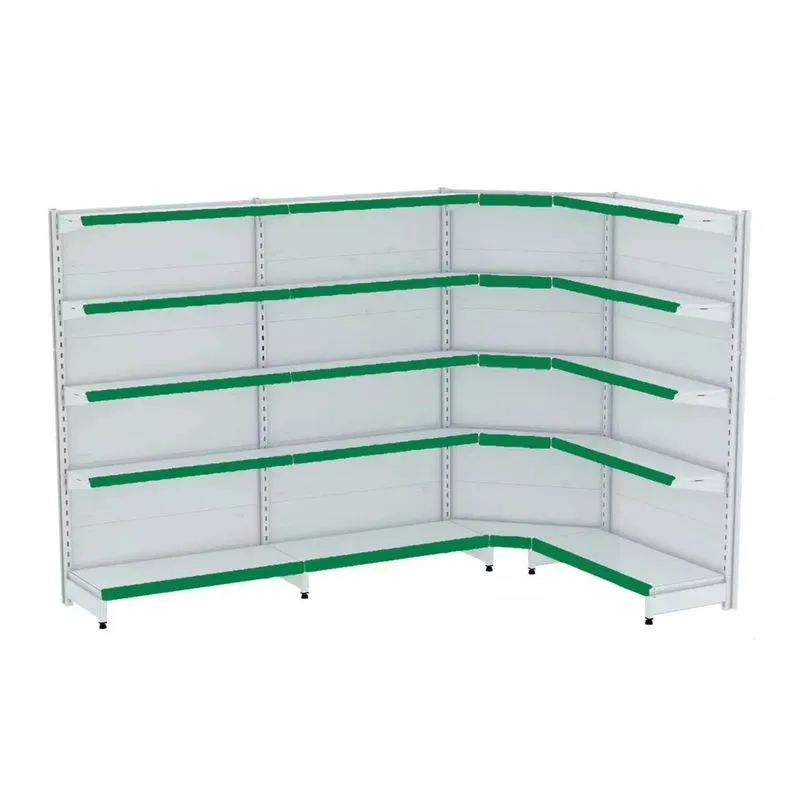 Gondola Parede 202 Fit Ate 3 Metros 1 Canto Branco 20b Pe Verde