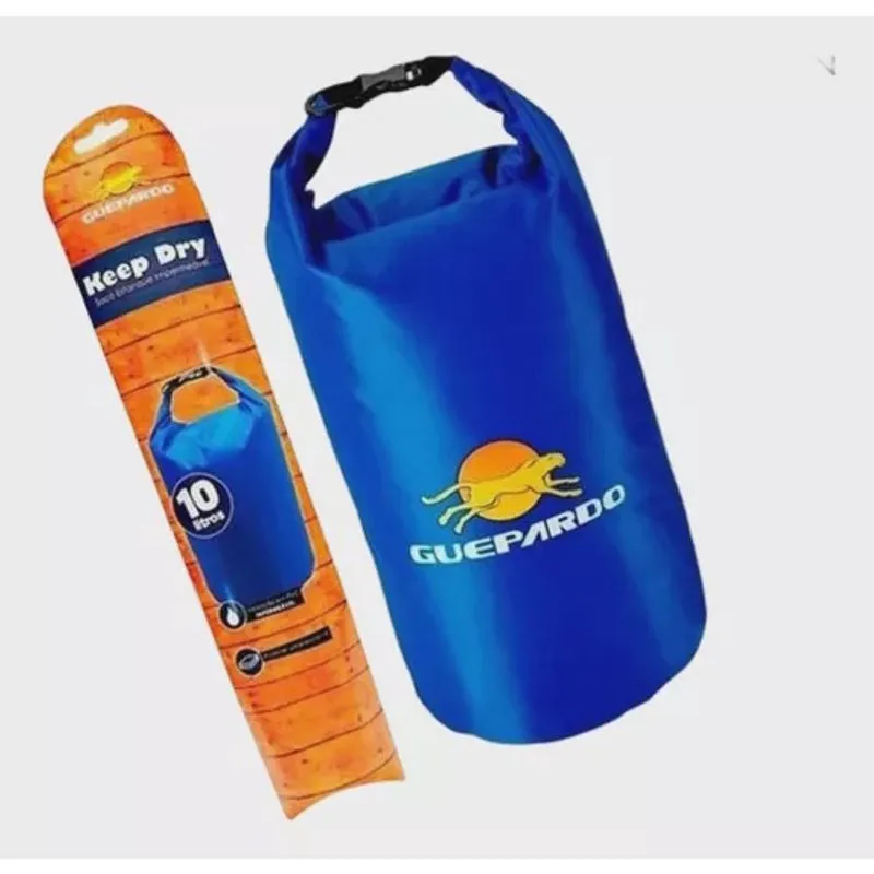 Saco/Bolsa Estanque Guepardo KeepDry 10 Litros Camping Pesca