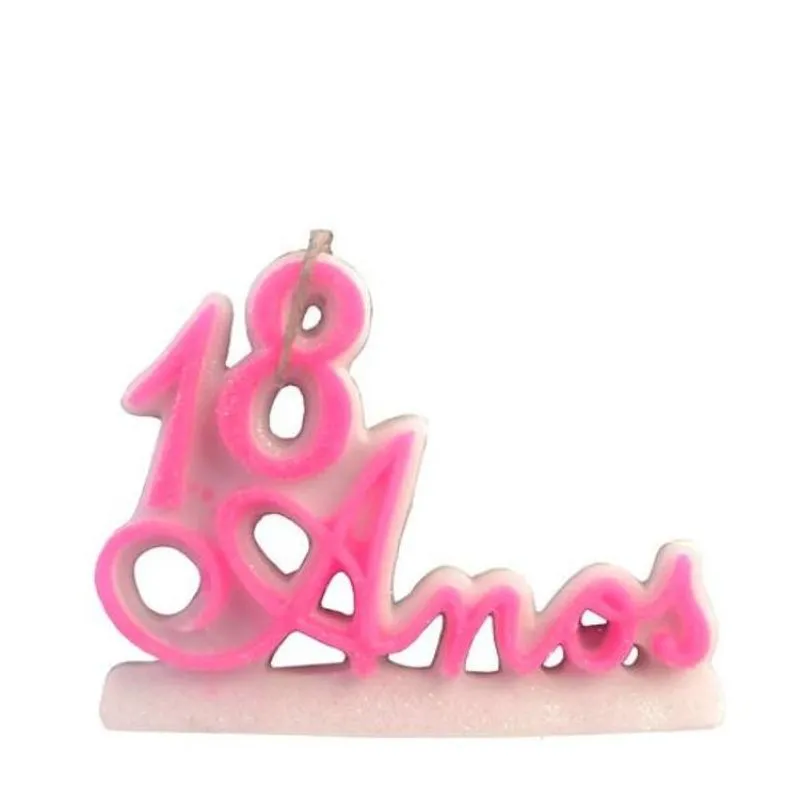 FL - Vela 18 Anos Rosa