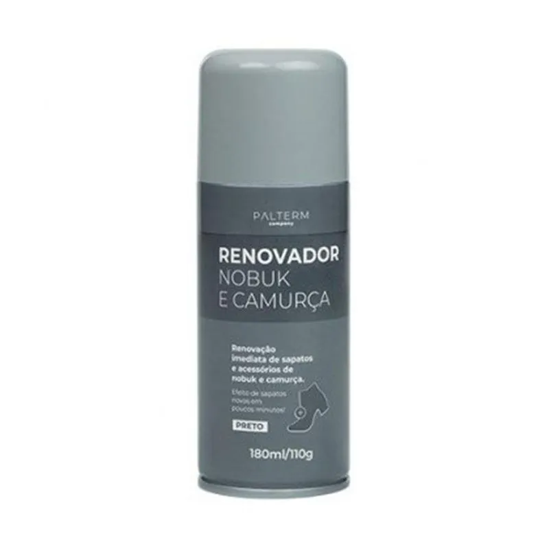 Renovador Palterm Nobuk Camurça Preto - U