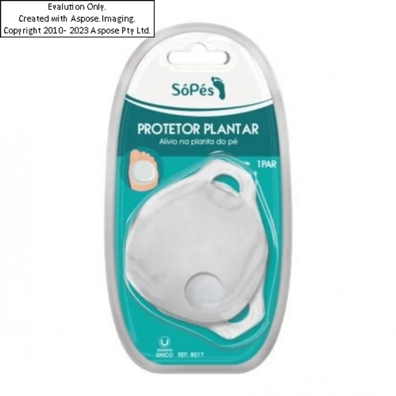 Protetor Plantar So Pes Gel Tamanho Unico