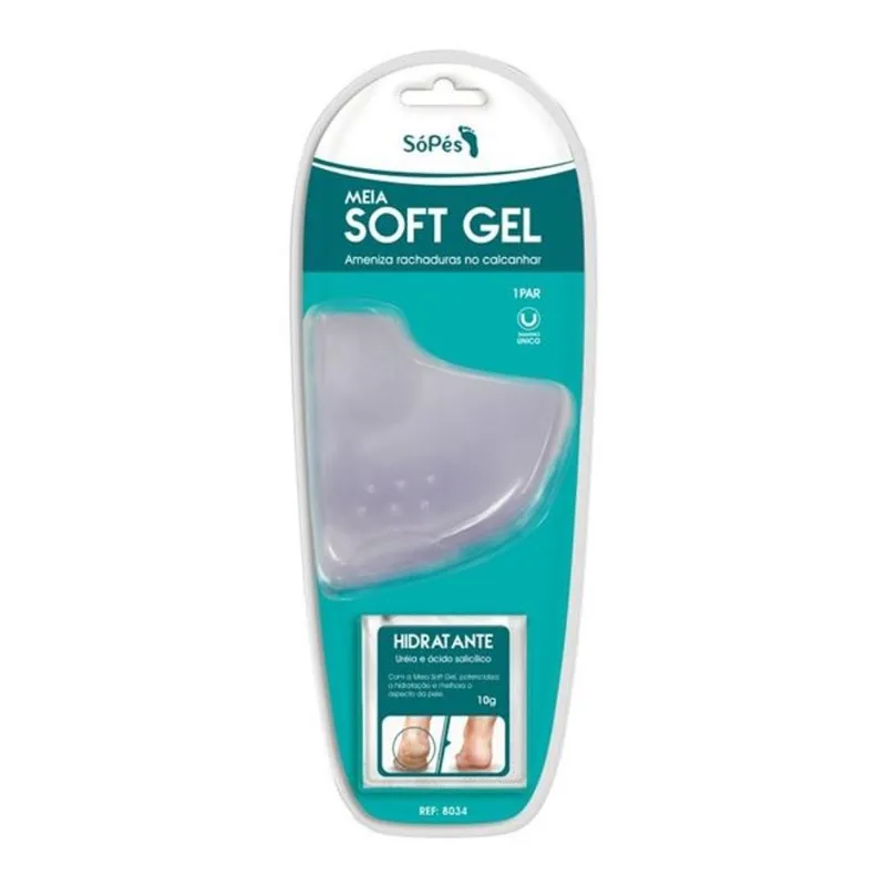 Meia Soft Gel So Pes Tamanho Único