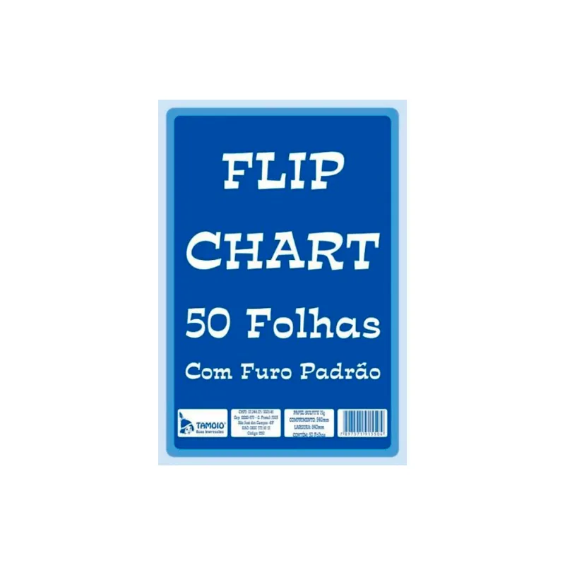 BLOCO P/FLIP CHART 50FLS 56 GRS 65X95 R.4457R ÚNICA
