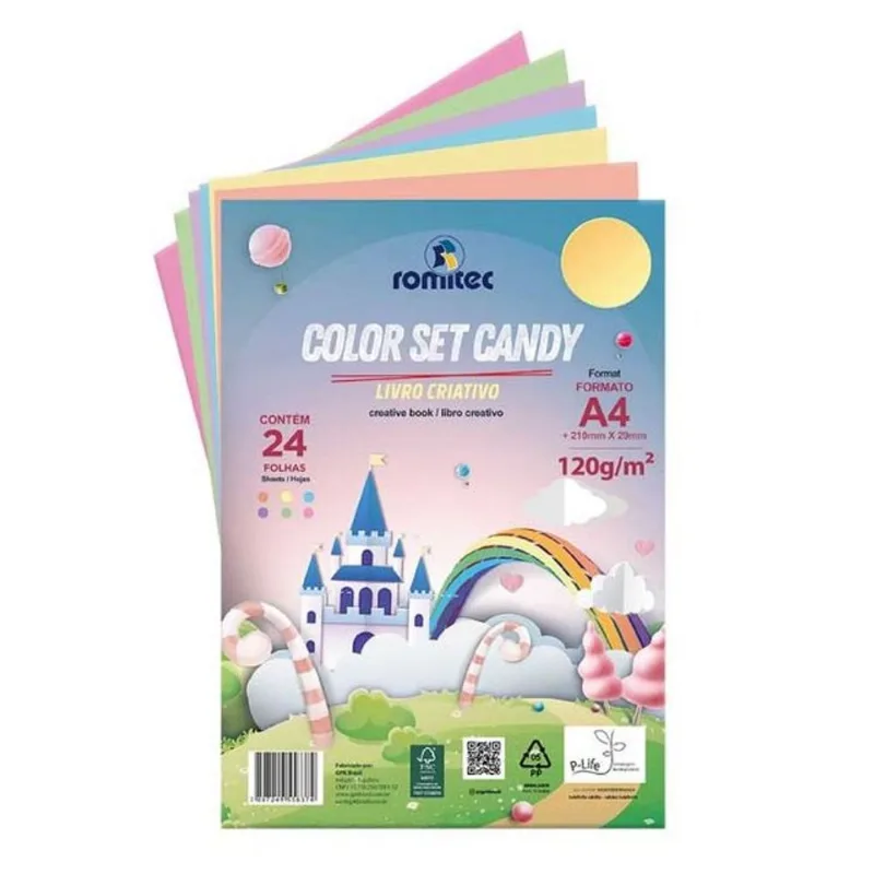 LIVRO ATIVIDADE COLOR SET CANDY A4