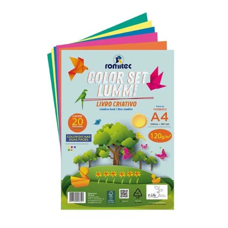 LIVRO DE ATIVIDADES COM COLOR SET LUMMI A4