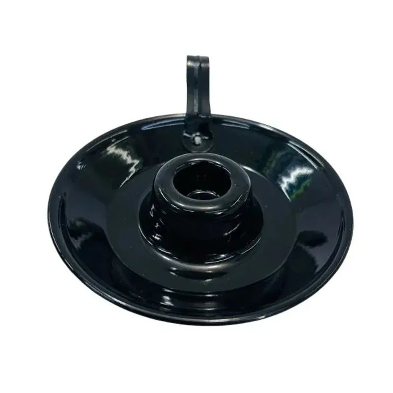 Castiçal Porta Velas Preto Vibrante De Aluminio