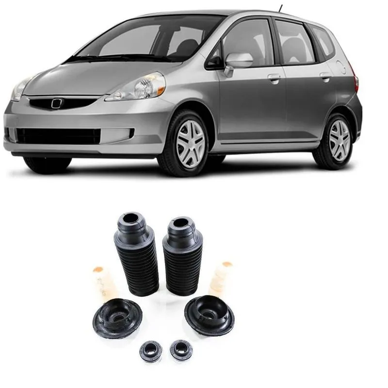 Par De Batentes Dianteiro Honda Fit Lx-mt 14 8v 2006 A 2008