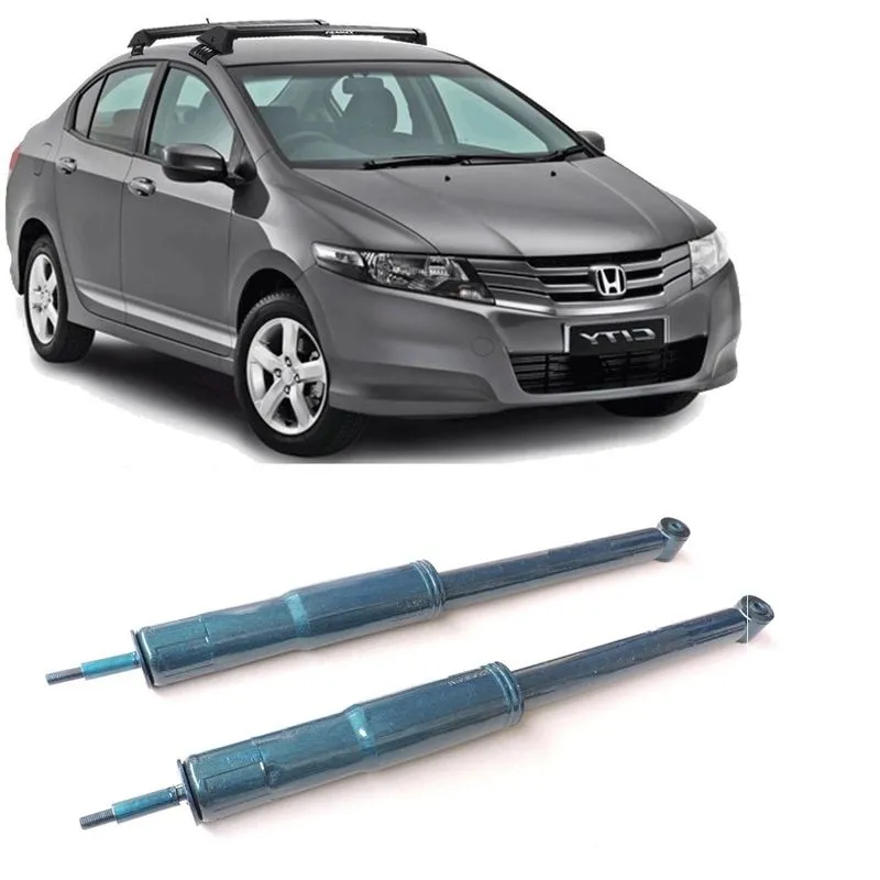 Par De Amortecedores Traseiro Honda City Dx-mt 15 16v Flex 2010 A 2014