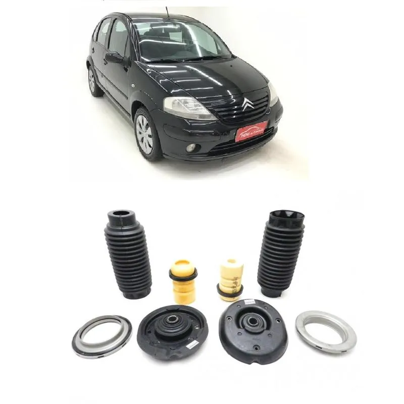 Par De Batentes Dianteiro Citroen C3 Exclusive Solaris 16 16v Flex De 2010 A 2012