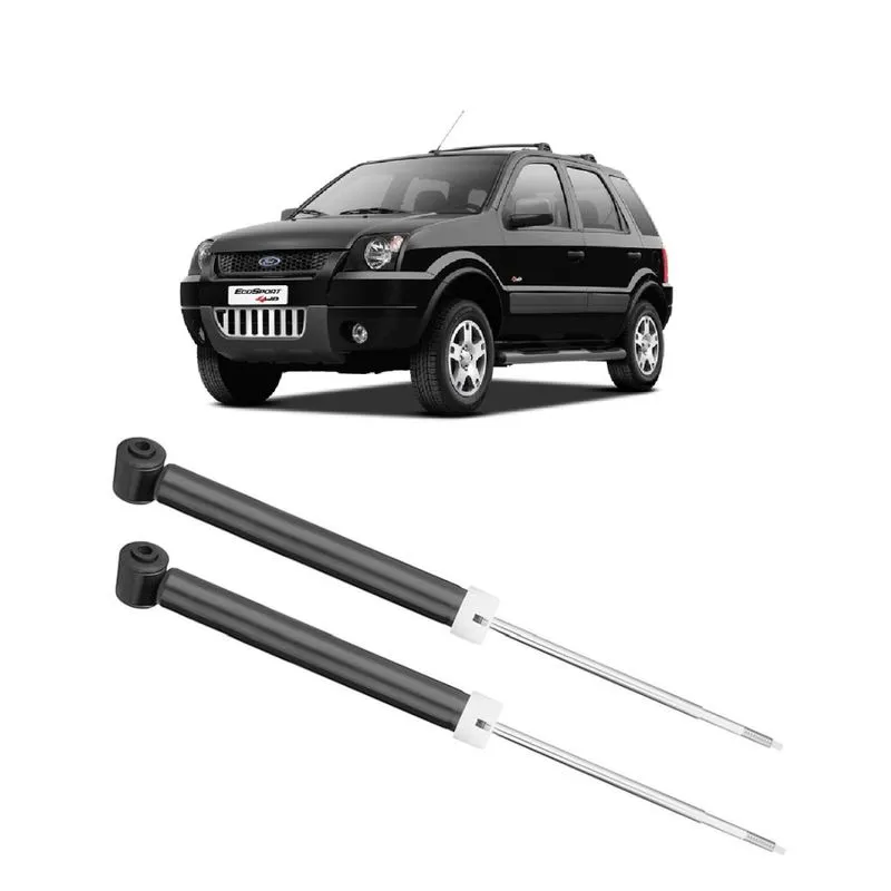 Par de Amortecedores Traseiro Ford Ecosport XL 16 8V Flex de 2005 a 2007