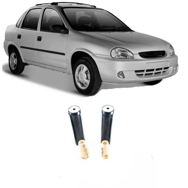 Par de Batente Traseiro Corsa (1994 Até 2002 ) 1.0/1.4/1.6/1.8 8V/16V - Sedan