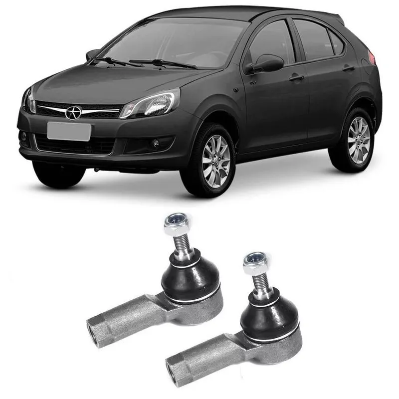 Terminal de Direção Jac J3 Dianteiro 2011 Até 2015 Flex Automotive - O Par