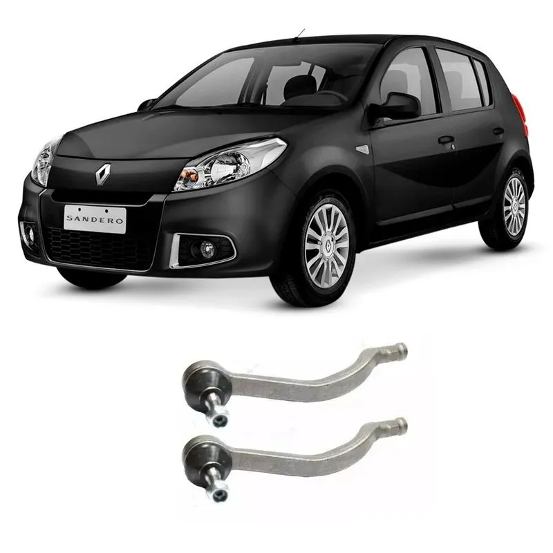 Terminal de Direção Renault Sandero Dianteiro (2008 Até 2012) Flex Automotive - O Par