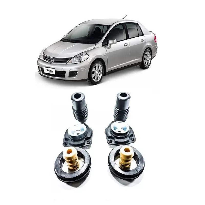 Kit Batente Nissan Tiida Impacto Reposição Automotiva Dianteiro - (2007 Até 2013) O Par