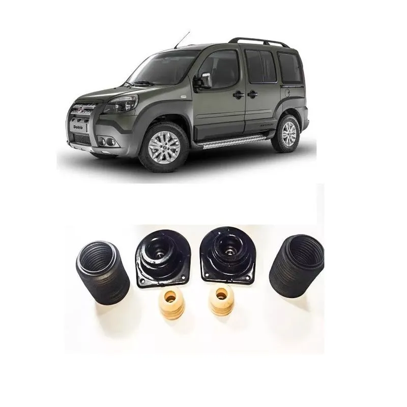 Kit Batente Fiat Doblo Impacto Reposição Automotiva Dianteiro - (2001 Até 2013) O Par