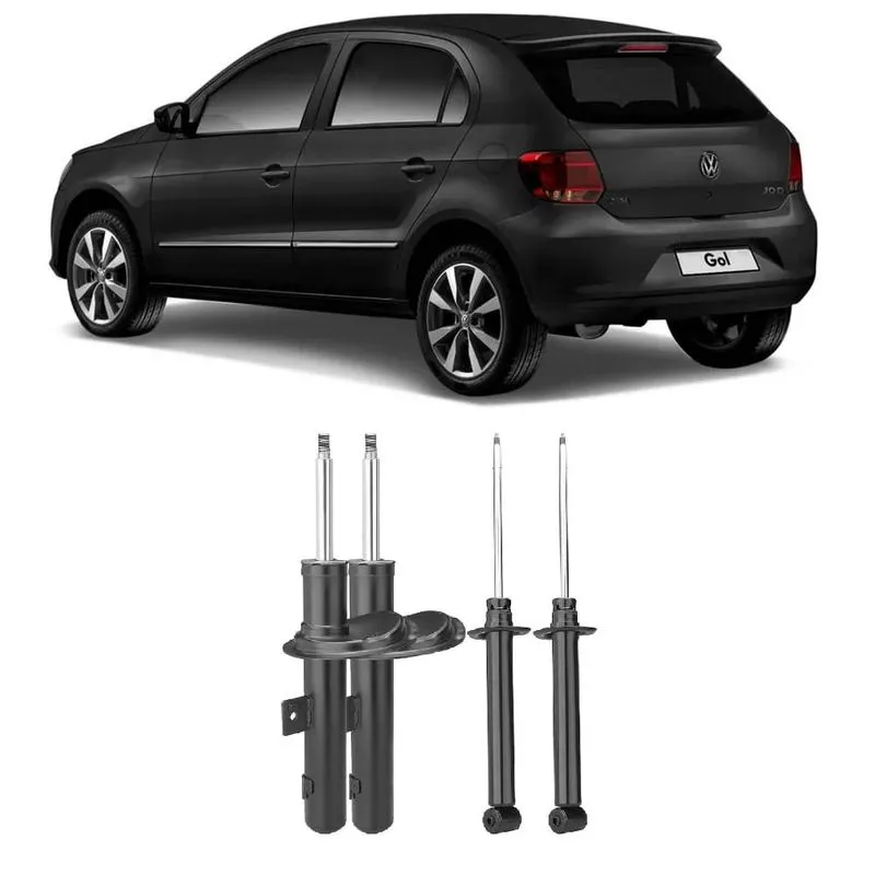 04 Amortecedores Gol G6 2013 AtÃ© 2019 Dianteiro e Traseiro