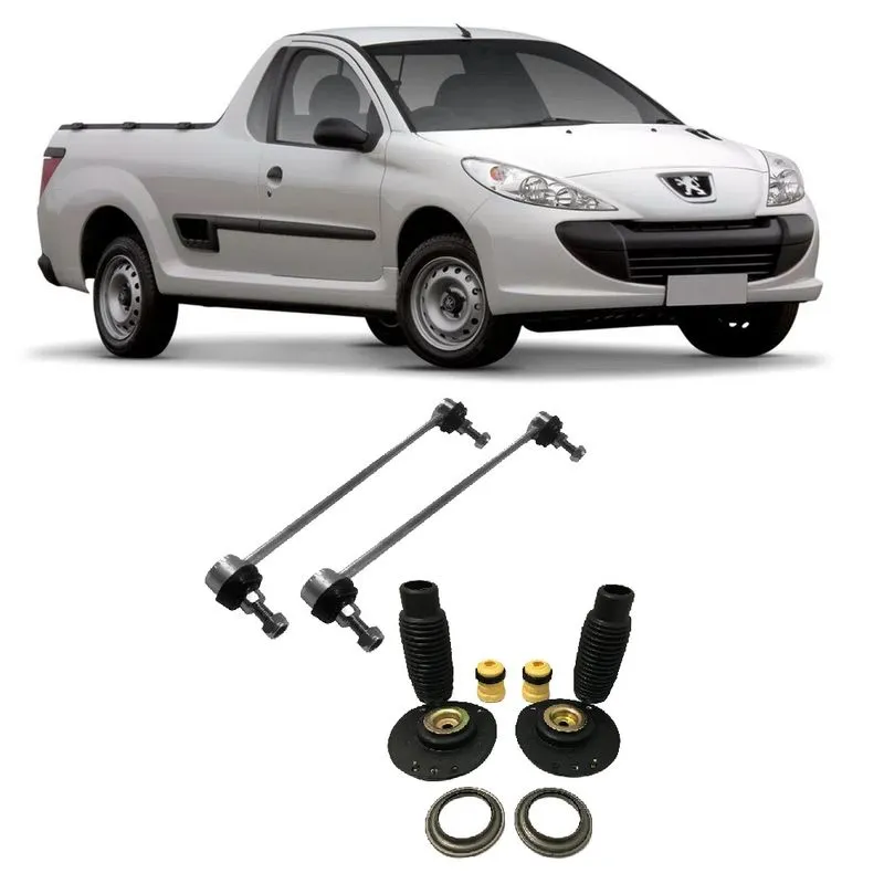 Bieleta + Kit Batente Peugeot Hoggar Dianteiro 2010 Até 2016 O Par