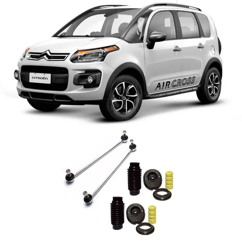 Bieleta + Kit Batente Citroen Aircross Dianteiro 2012 Até 2018 O Par