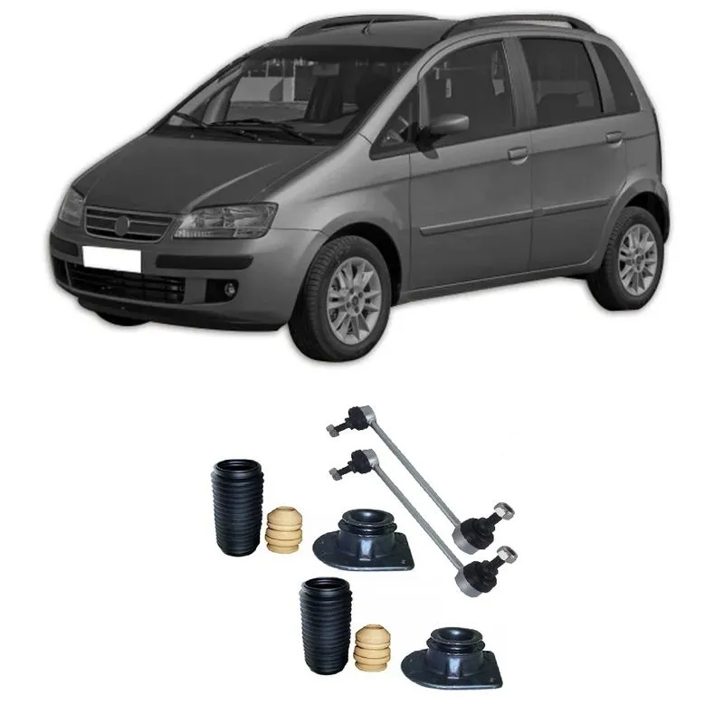 Bieleta + Kit Batente Fiat Idea Dianteiro 2006 Até 2016 O Par