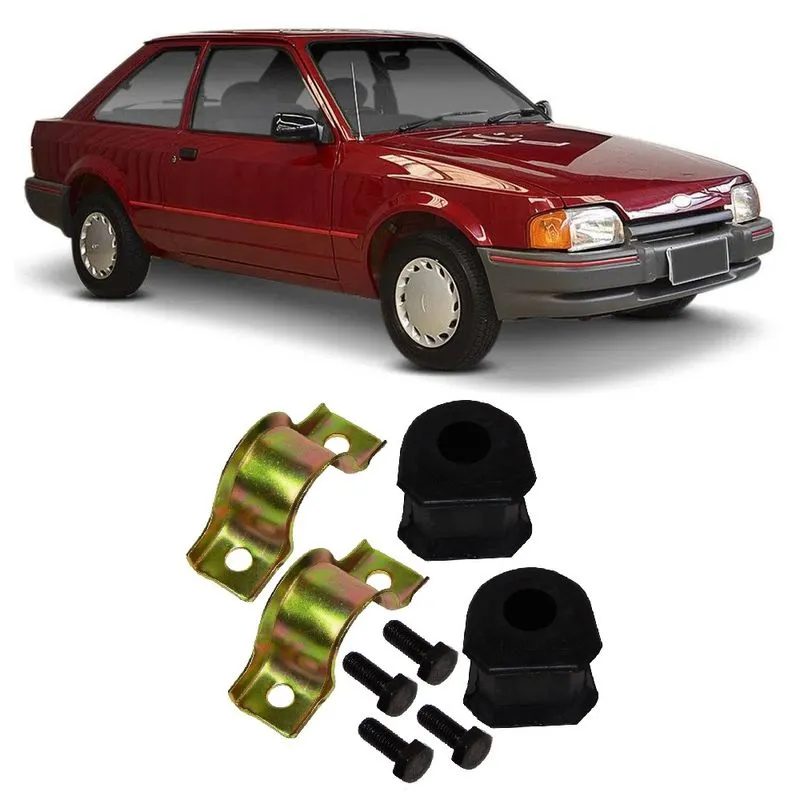Kit Estabilizador Ford Escort Dianteiro 1986 Até 1989 18MM - O Par