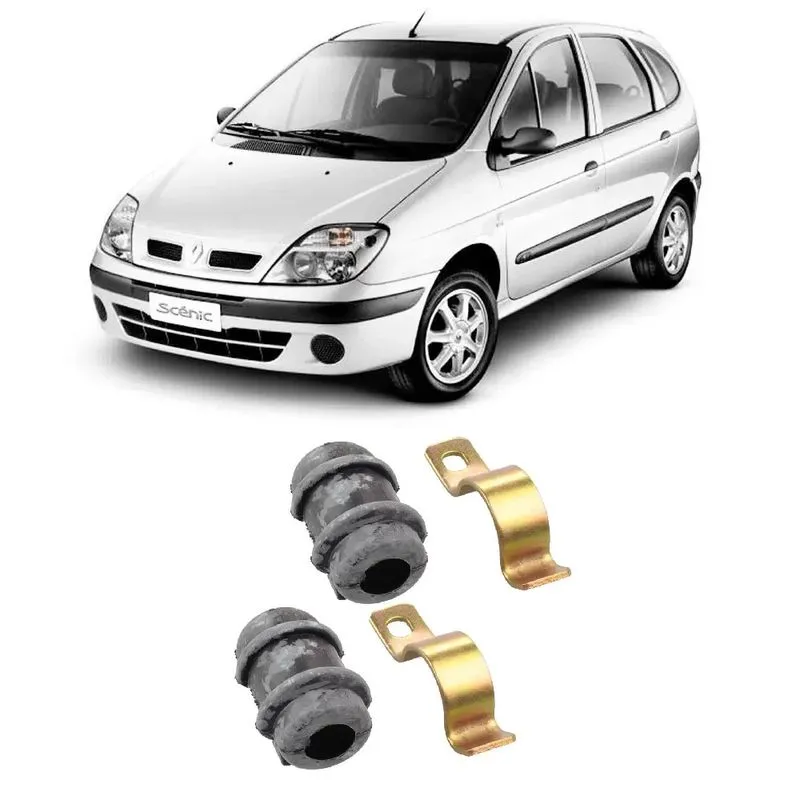 Kit Estabilizador Renault Scenic Dianteirolateral 1999 Até 2011 - O Par