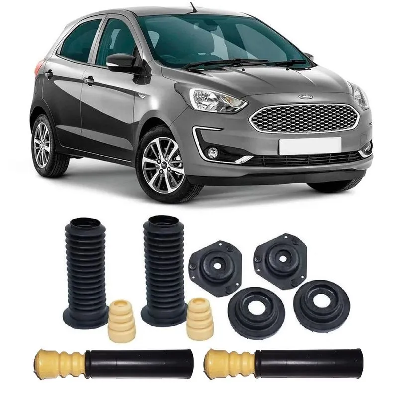 04 Kits Batentes Ford Ka 2013 Até 2019 Dianteirotraseiro