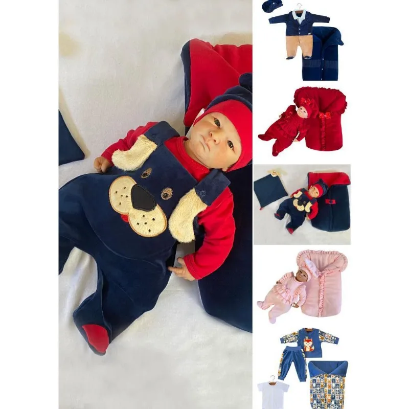 Saidas De Maternidade Para Bebê Rn Para Dias Frio Quentinho