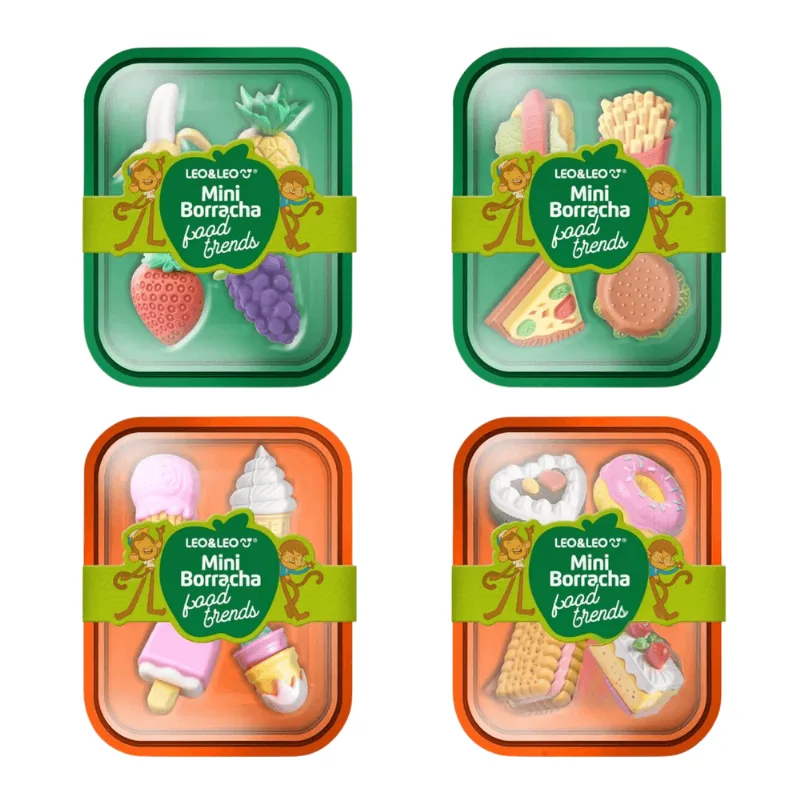 Mini Borracha Food Trends - Modelos Sortidos - Leo Leo
