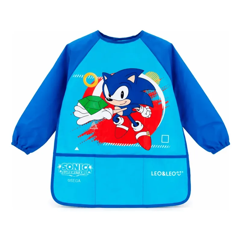 Avental Escolar Infantil Sonic 59x43 cm - Leo&Leo UNICA
