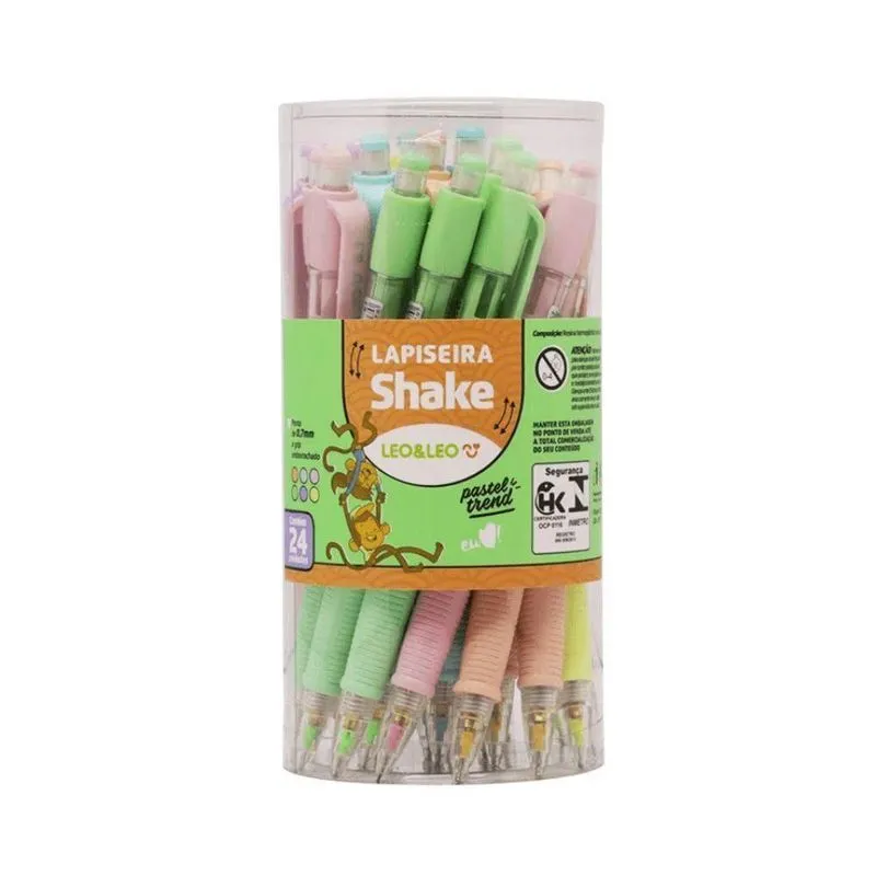 Lapiseira Léo Shake Sort. 0.7 C/24