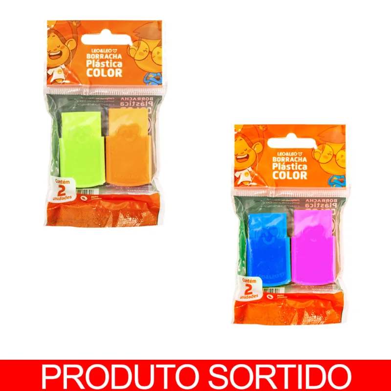 Borracha com Capa Plástica Color 4770 Leonora - 2UN