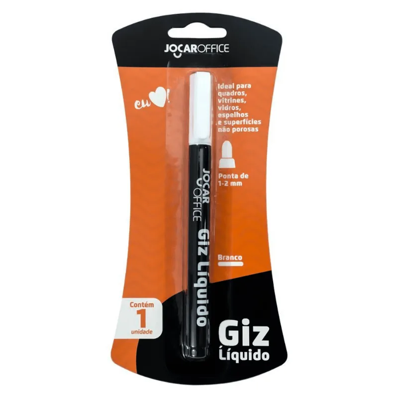 Giz Líquido Branco Blister Jocar Office