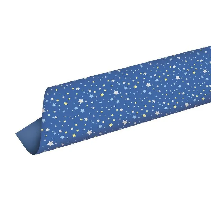Placa Eva Estampa 40cmx60cm Estrela Azul Escuro Com 5 Folhas