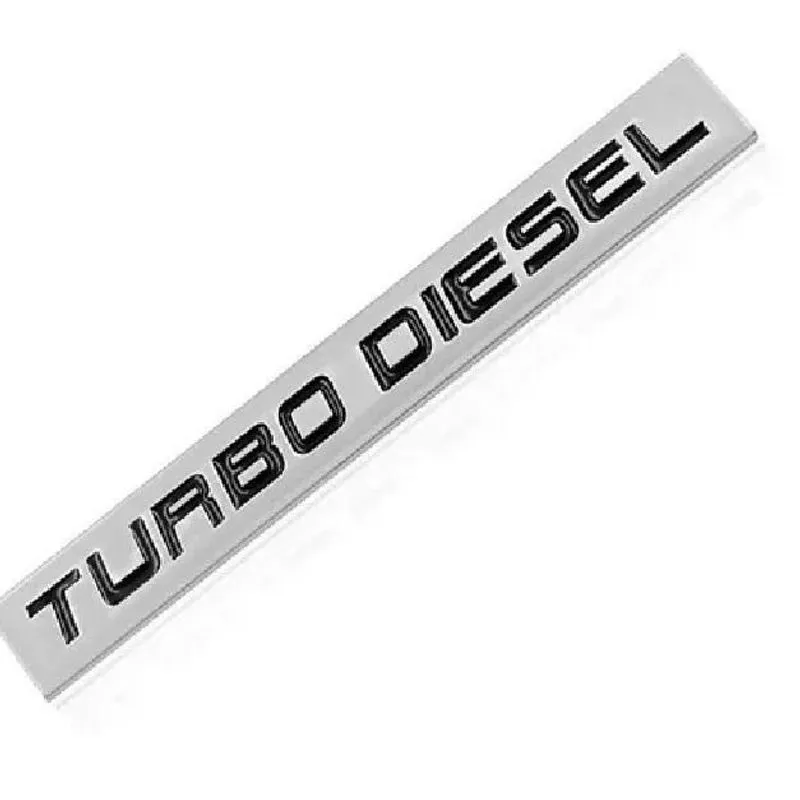 1 Emblema Turbo Diesel P Pickup Jeep Carro E Caminhão Metal