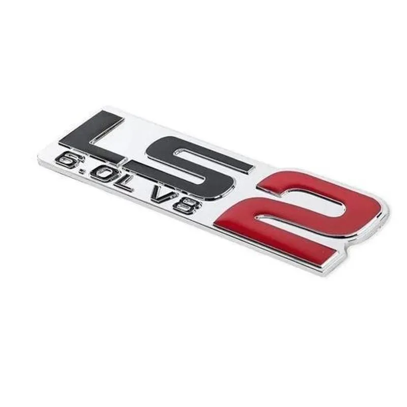 Emblema Aluminio Maverick Corvette Camaro Malibu Ls2 6.0l V8