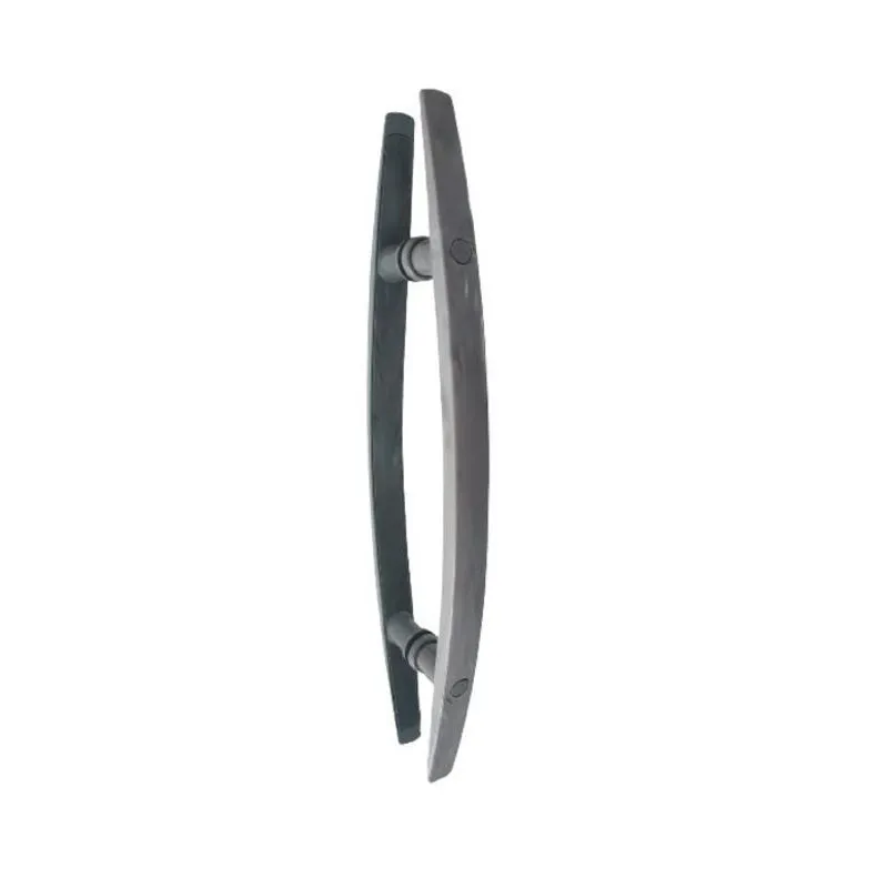 Puxador De Resina H Curvo 5030 Cinza