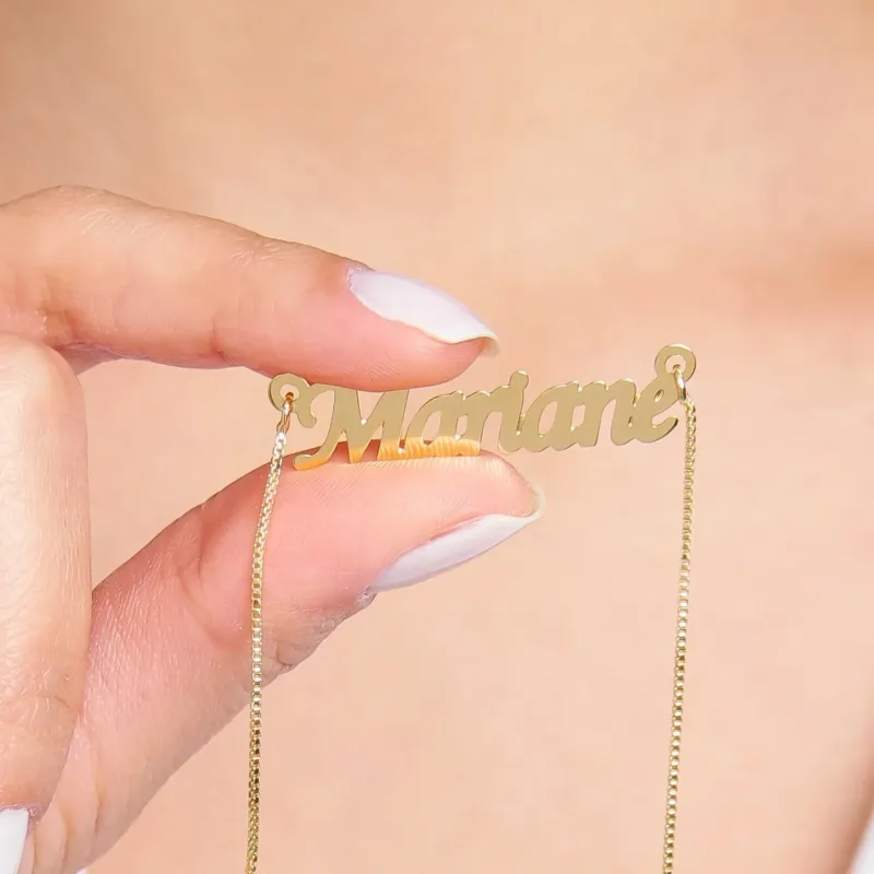 Corrente Nome Colar com Nome