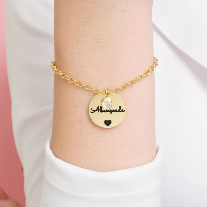 Pulseira Abençoada com Pedra
