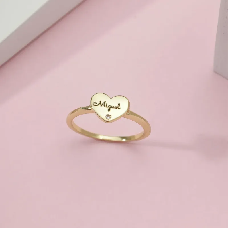Anel Com Nome Personalizado