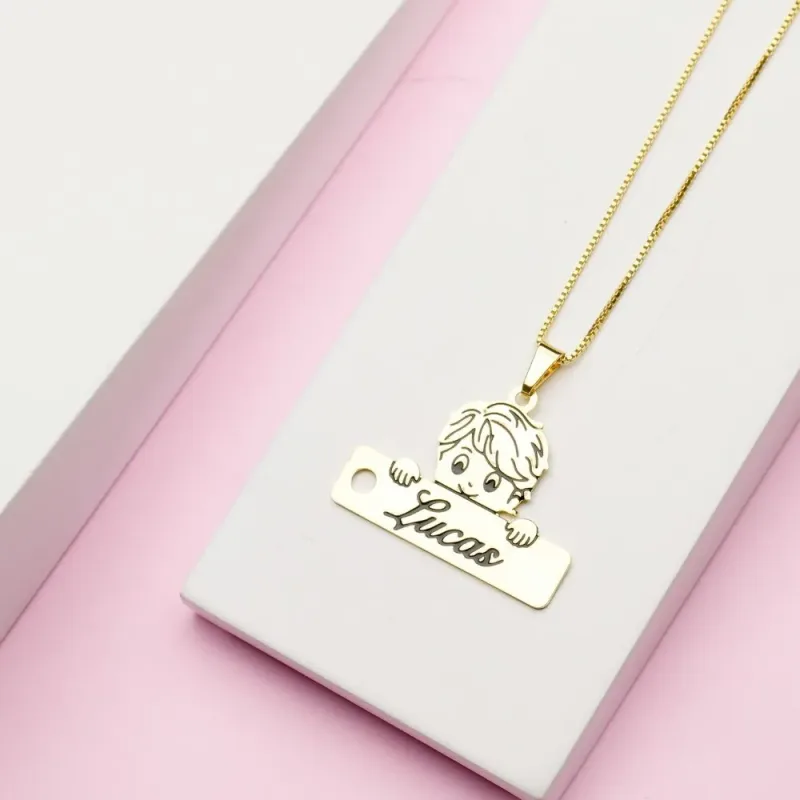 Colar Filho Personalizado com Nome