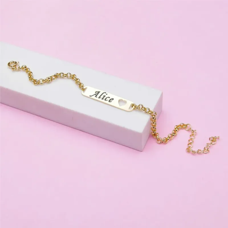 Pulseira Infantil com Nome
