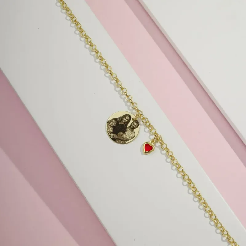 Pulseira Amor com Foto Personalizada